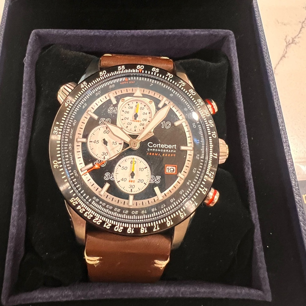 Brown Chronograph Men's Watch